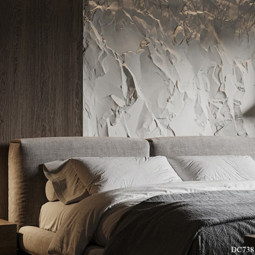 เตียงนอน Mjhomedesigns DC738 6 ft: L196xW230xH80 cm
